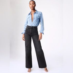 Denim Forum The Coco High Rise Wide Leg #82545